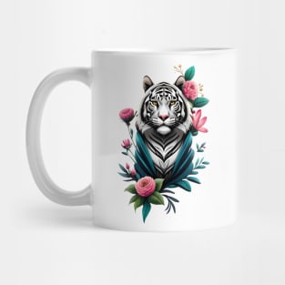 white tiger Mug